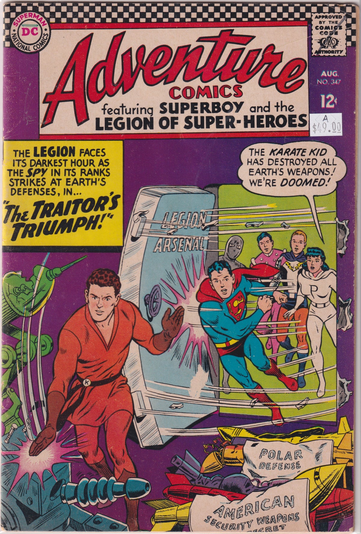 Adventure Comics #347 A