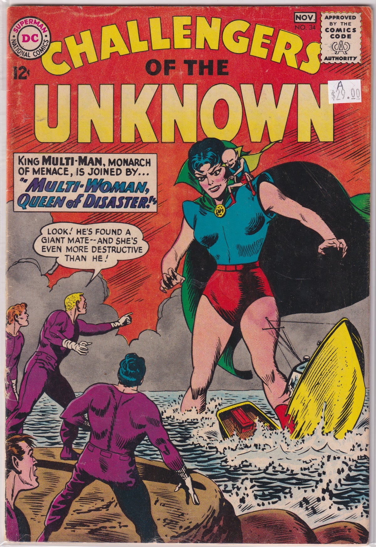 Challengers of the Unknown #34 A