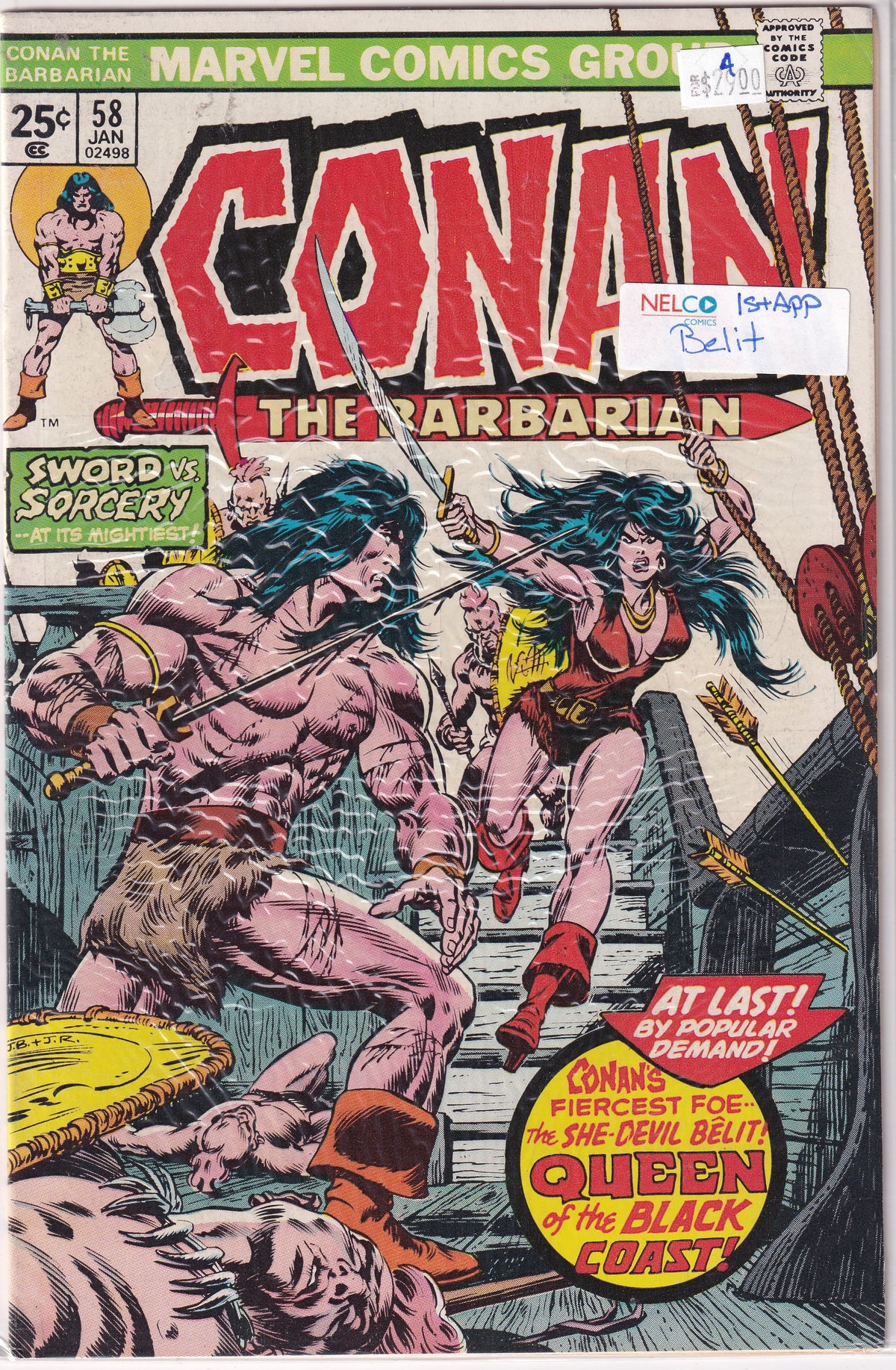 Conan The Barbarian #58 A