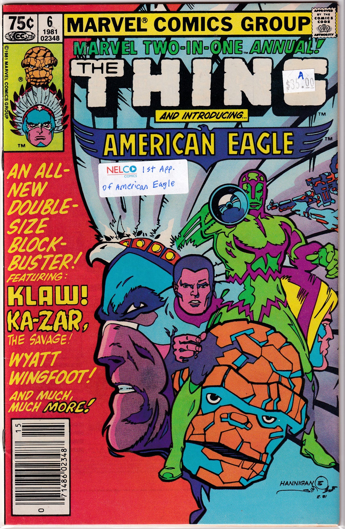 Marvel Two-In-One Annual #6 A